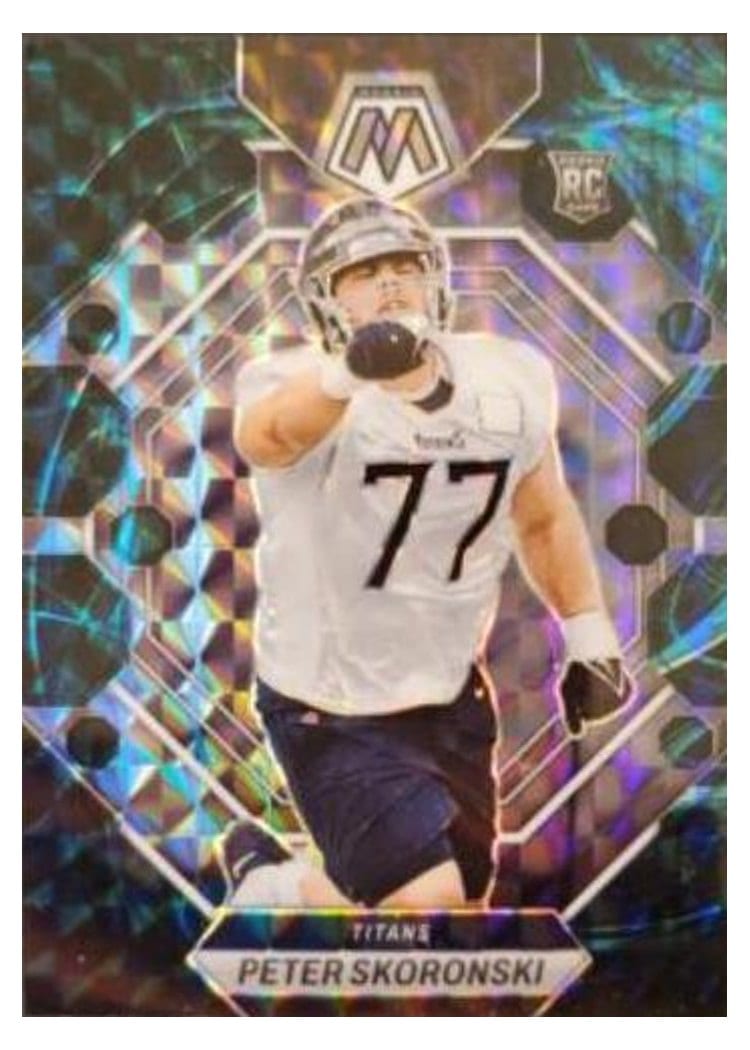 2023 Panini Mosaic Base Set Peter Skoronski #355 card