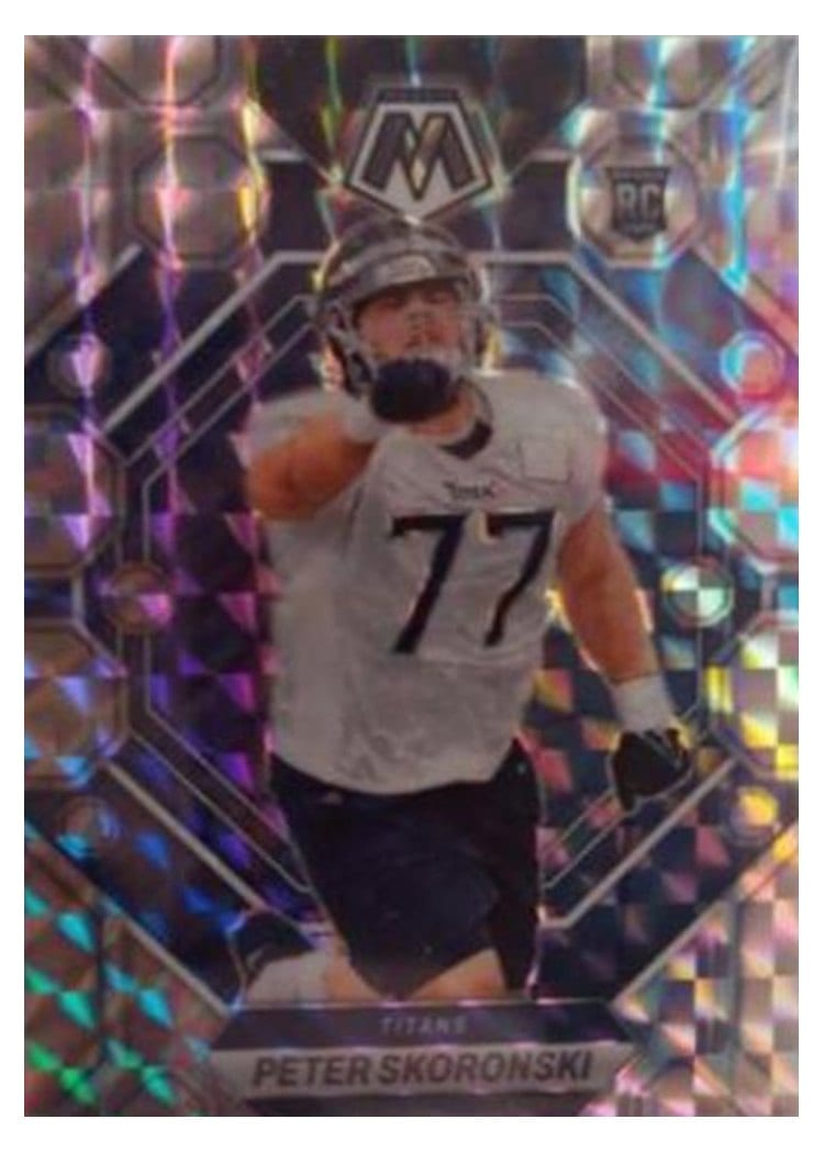 2023 Panini Mosaic Base Set Peter Skoronski #355 card