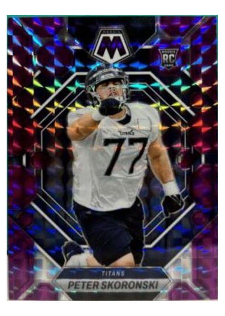 2023 Panini Mosaic Base Set Peter Skoronski #355 card