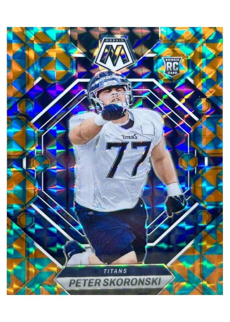 2023 Panini Mosaic Base Set Peter Skoronski #355 card