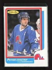 1986 O-Pee-Chee Peter Stastny #20 card