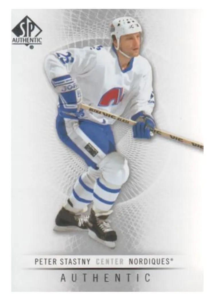 2012 SP Authentic Peter Stastny #128 card