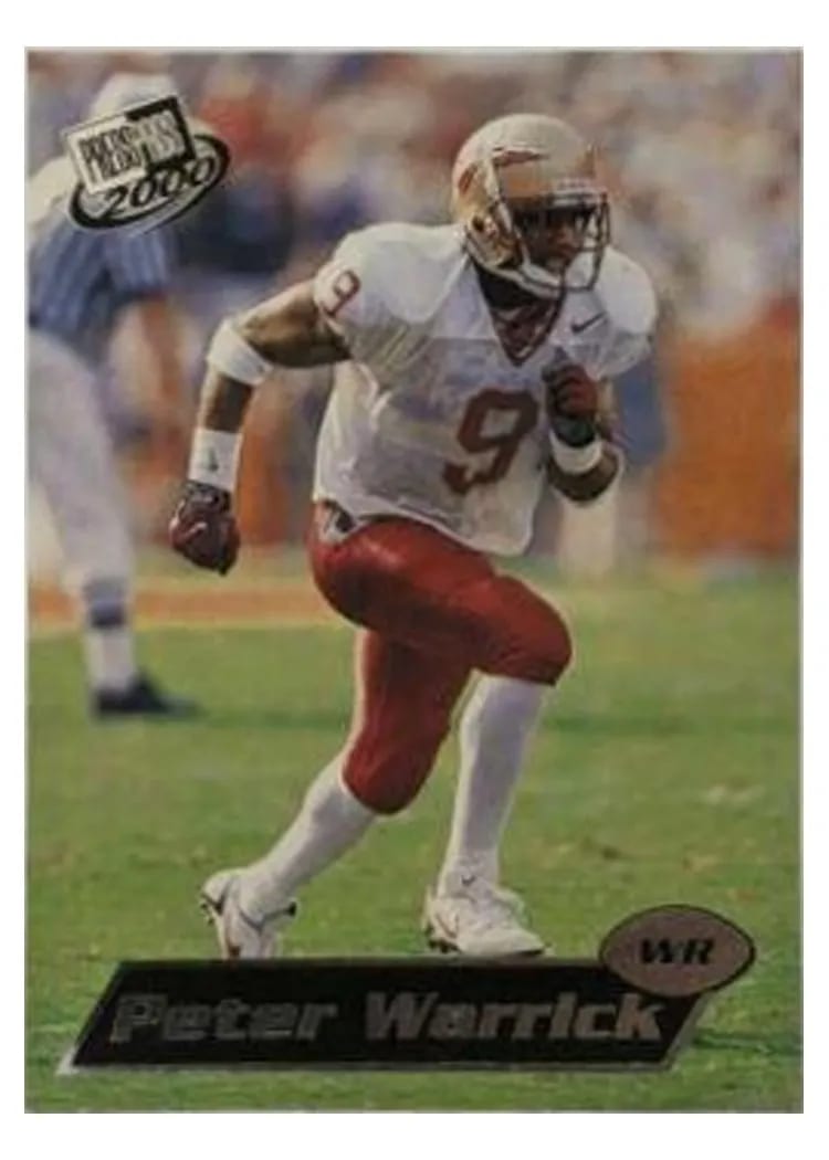 2000 Press Pass Peter Warrick #45 card