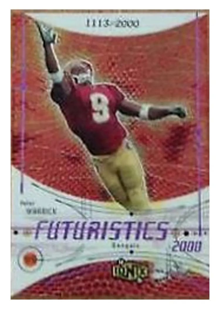 2000 Upper Deck Ionix Peter Warrick #102 card