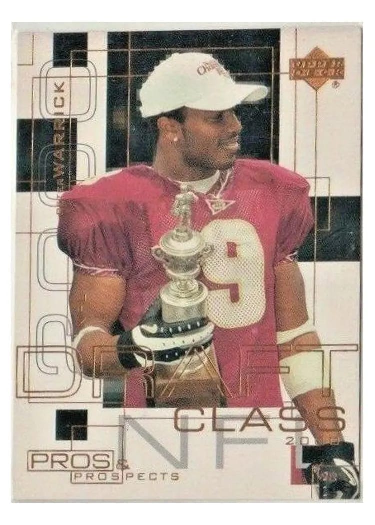 2000 Upper Deck Pros & Prospects Peter Warrick #85 card