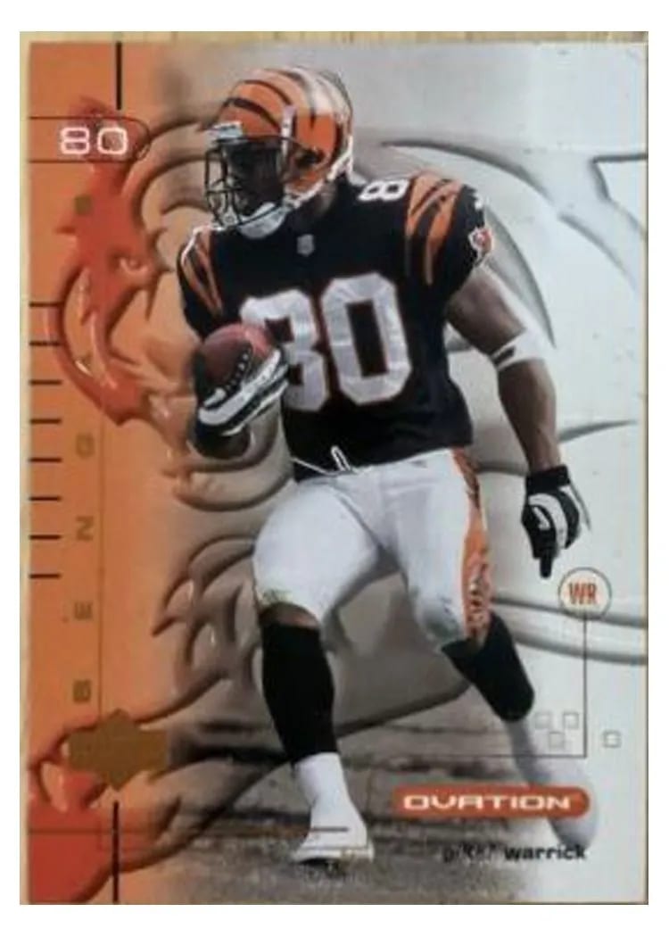 2001 Upper Deck Ovation Peter Warrick #20 card