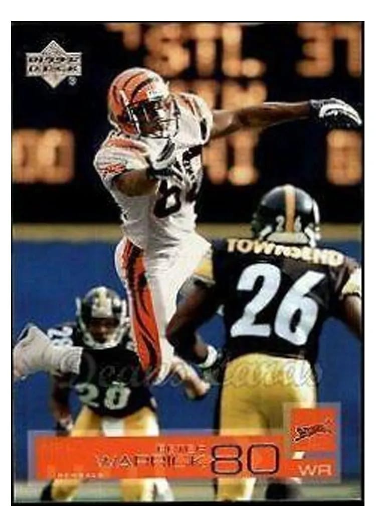 2002 Upper Deck Peter Warrick #38 card