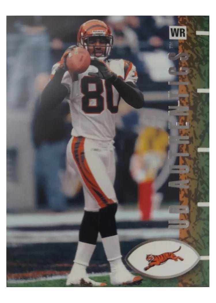 2002 Upper Deck Authentics Peter Warrick #19 card