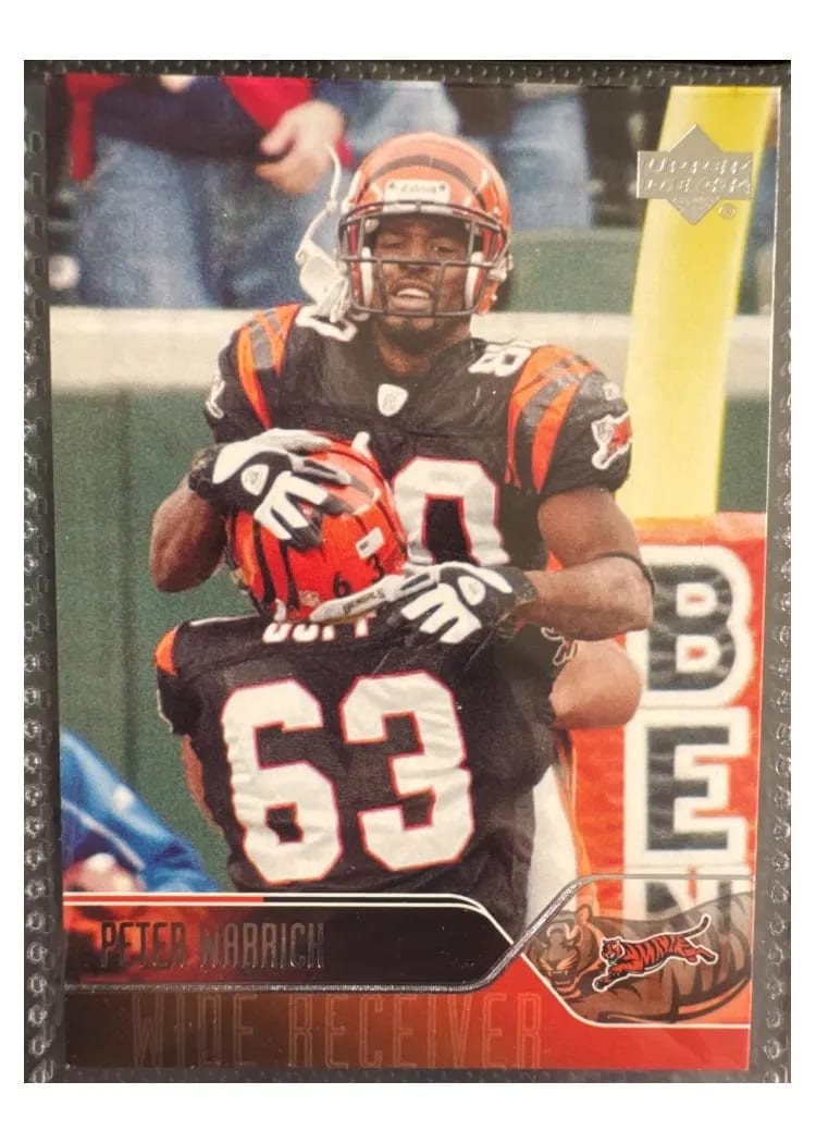 2004 Upper Deck Peter Warrick #42 card