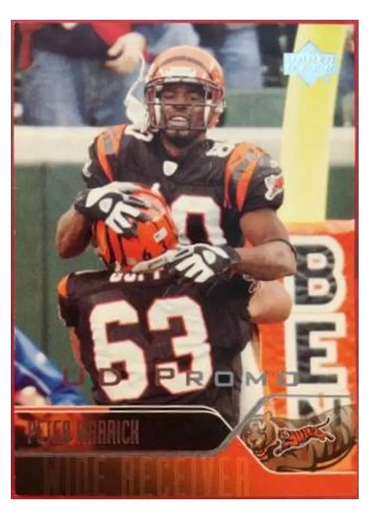 2004 Upper Deck Peter Warrick #42 card