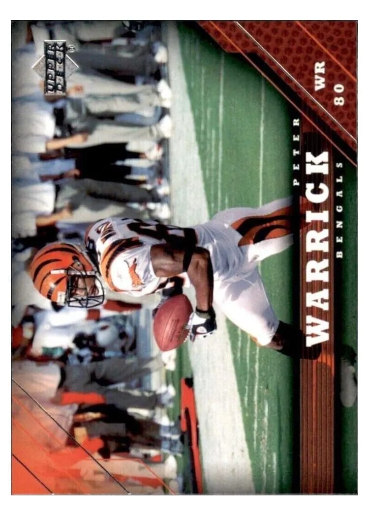 2005 Upper Deck Peter Warrick #39 card