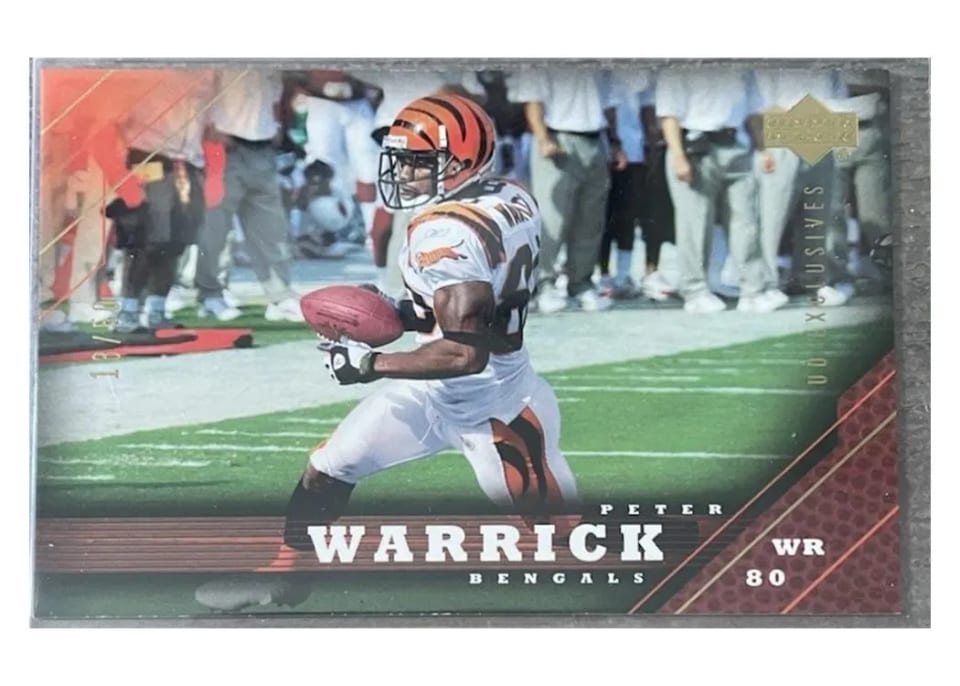 2005 Upper Deck Peter Warrick #39 card