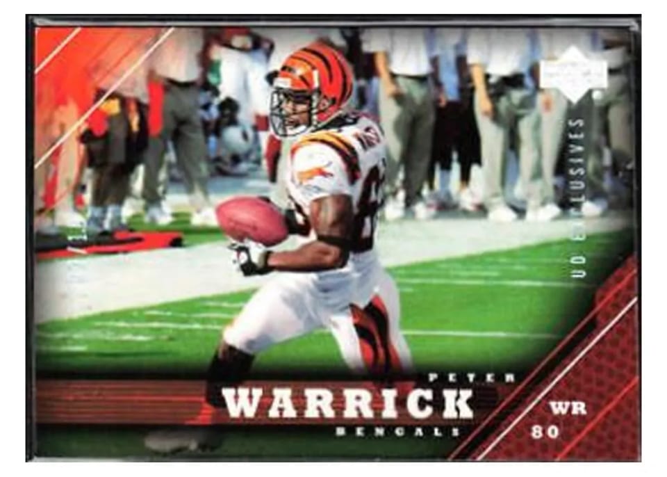 2005 Upper Deck Peter Warrick UD Exclusives Spectrum #39 card