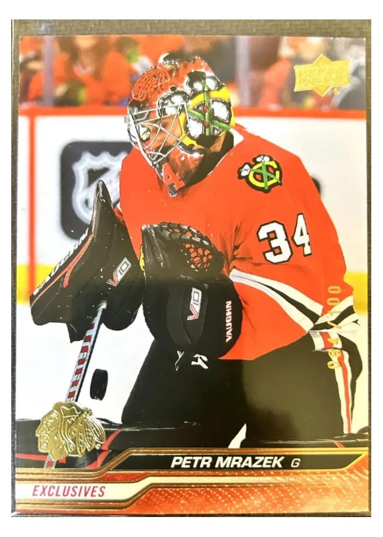 2023-24 Upper Deck Base Set Petr Mrazek #40 card
