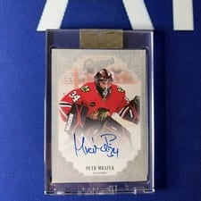 2023-24 Upper Deck Clear Cut Champs Autos Petr Mrazek #C-PM card