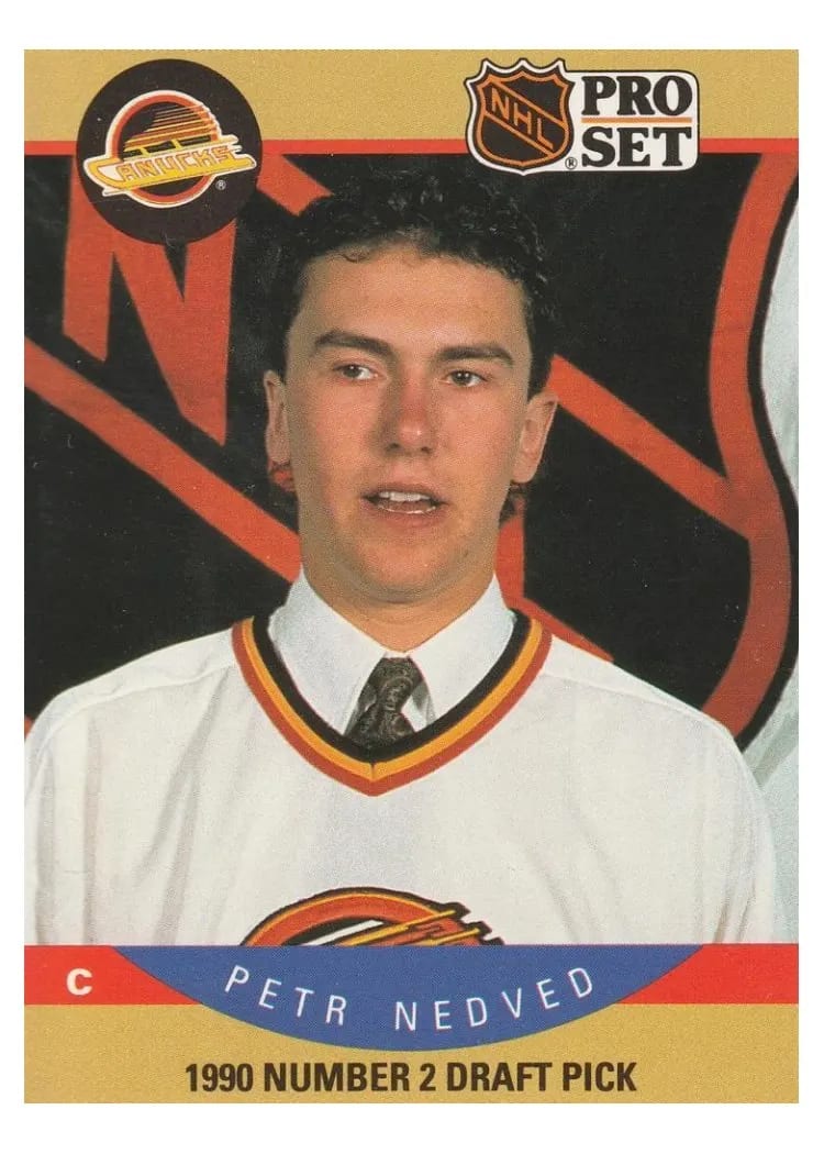1990 Pro Set Petr Nedved #402 card