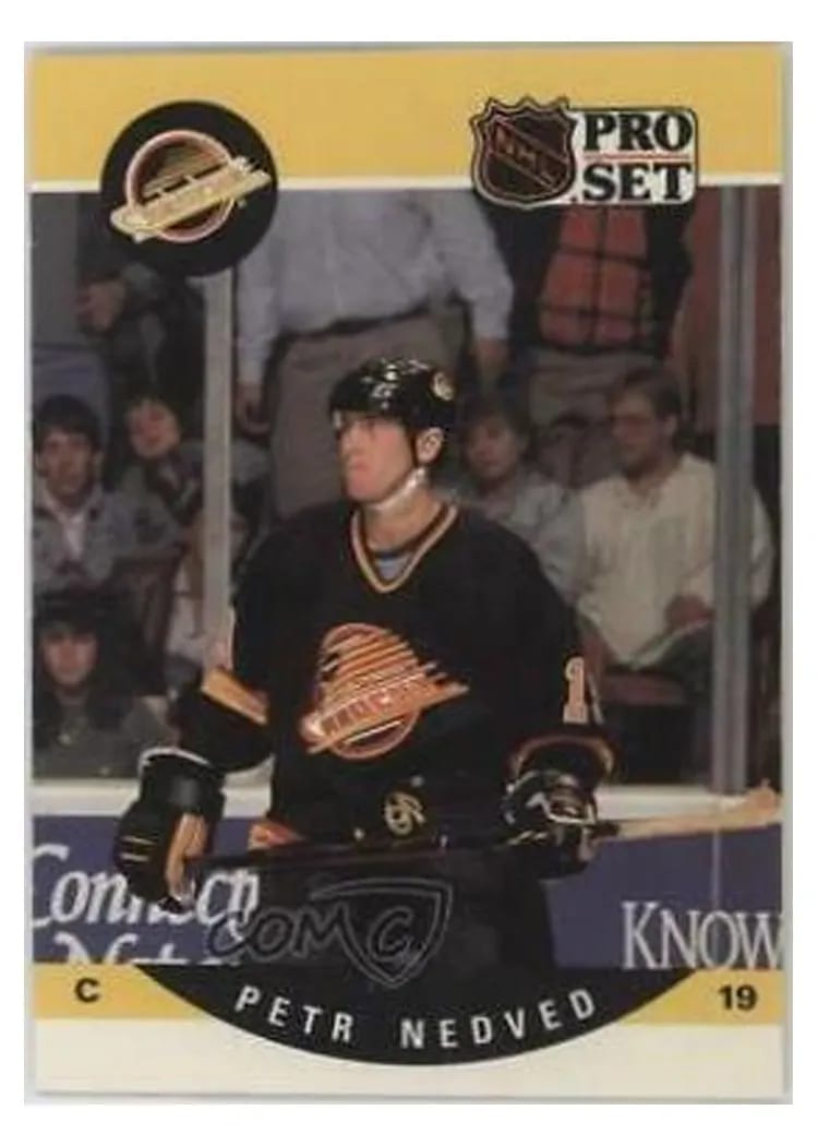1990 Pro Set Petr Nedved #643 card