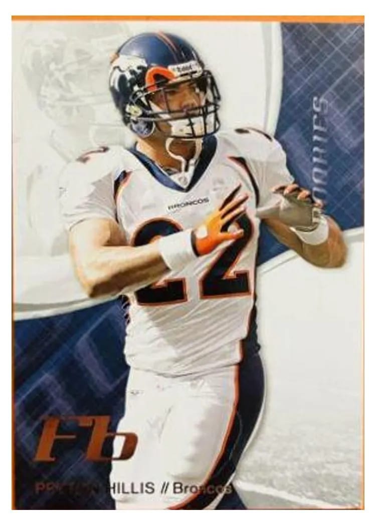 2008 SP Authentic Peyton Hillis #132 card