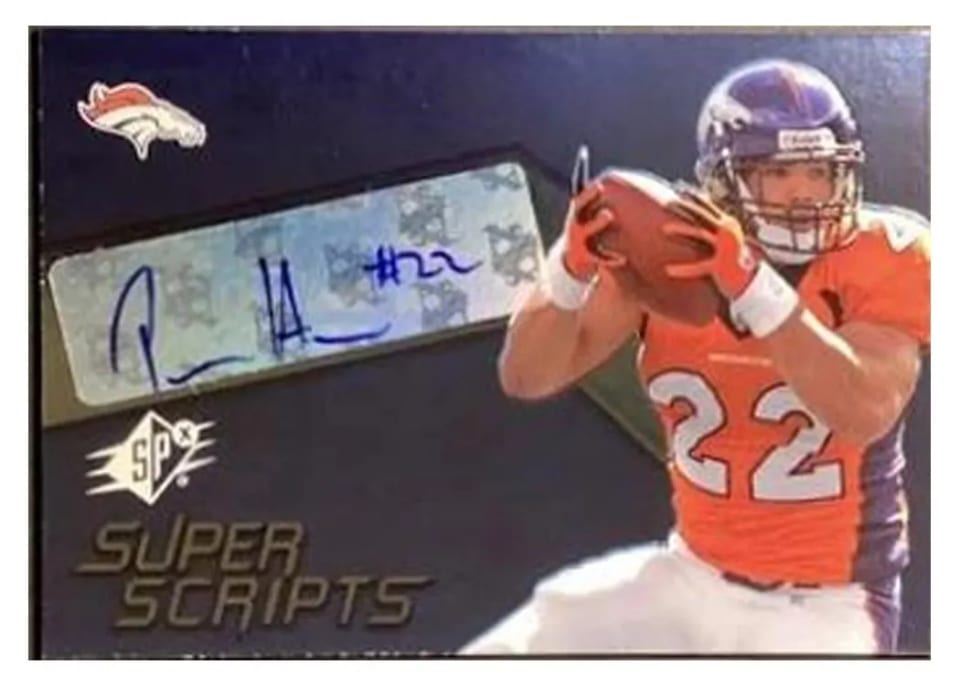 2008 Spx Super Scripts Peyton Hillis #SSS59 card