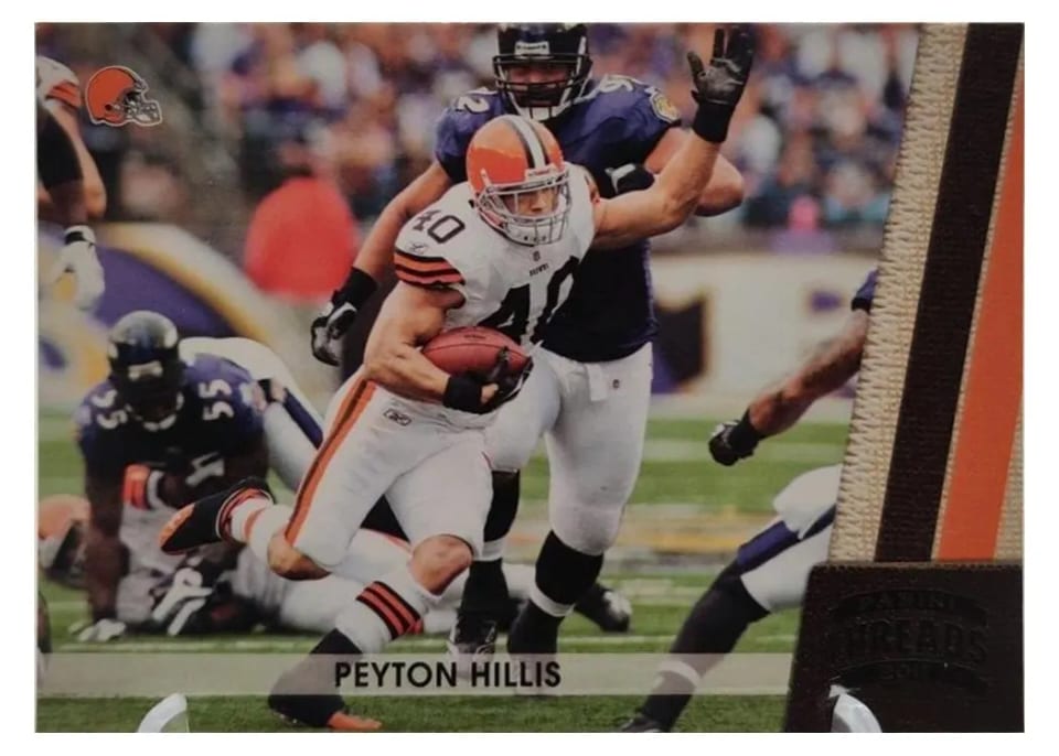 2011 Panini Threads Peyton Hillis #37 card