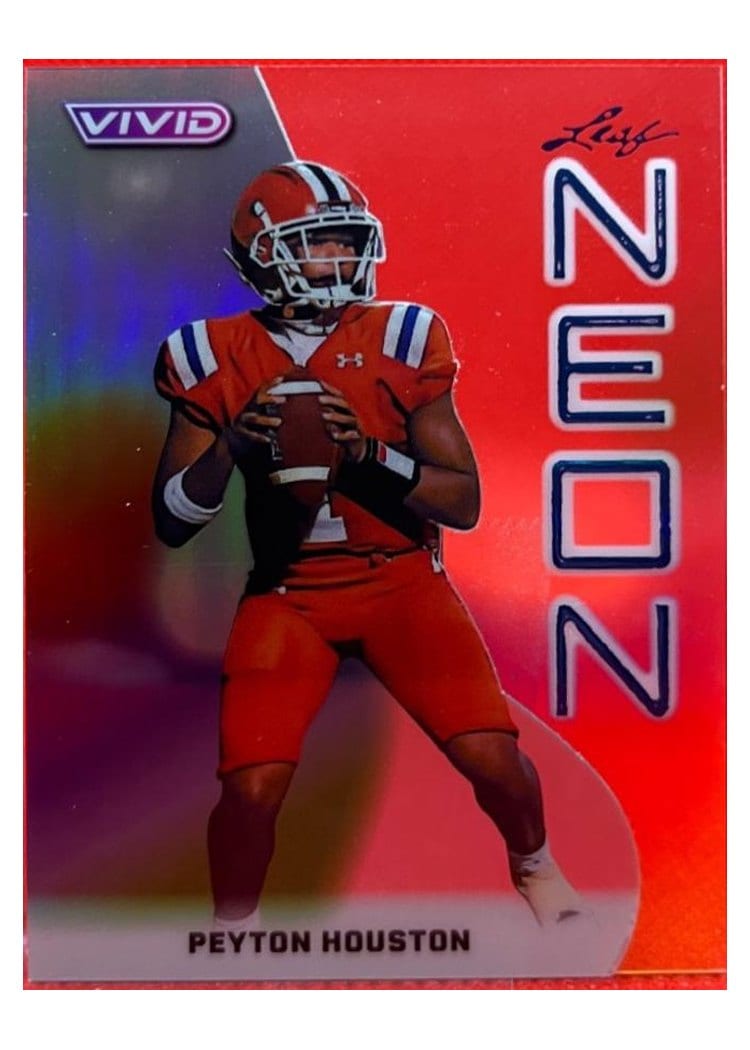 2025 Leaf Vivid Neon Peyton Houston #NB-38 card