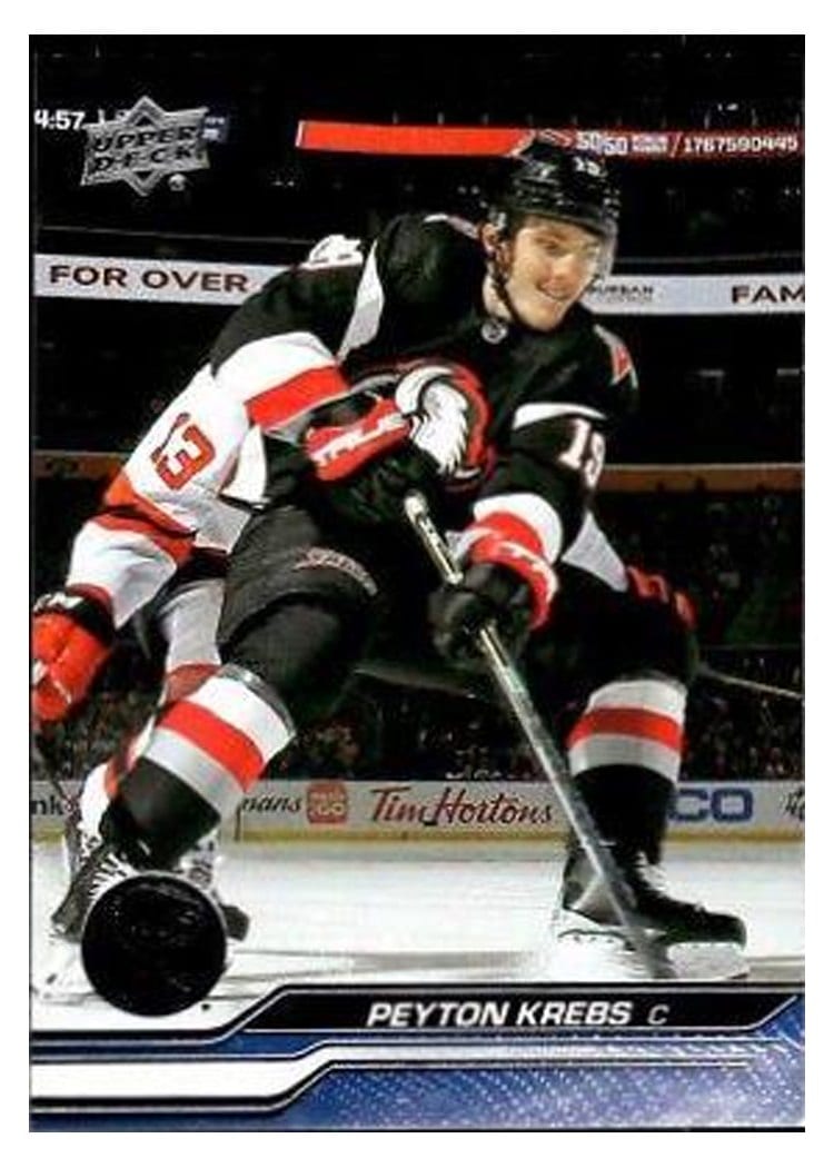 2023-24 Upper Deck Base Set Peyton Krebs #19 card