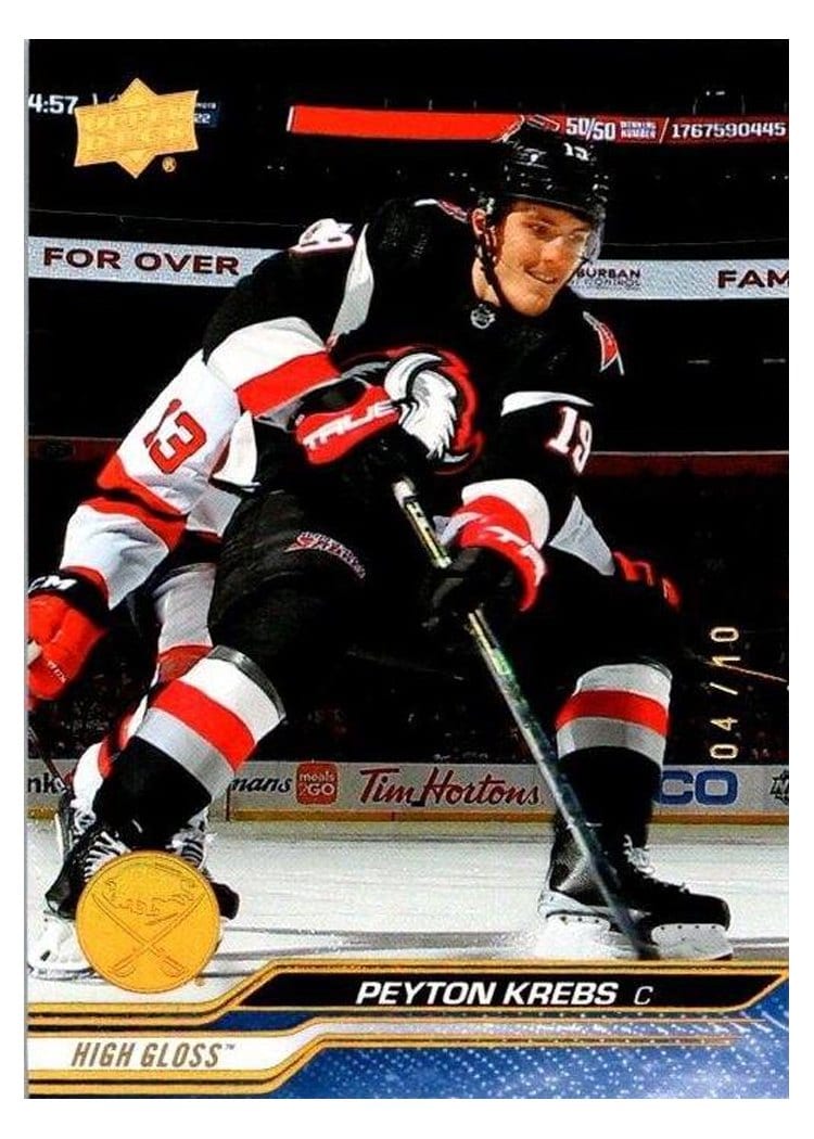 2023-24 Upper Deck Base Set Peyton Krebs #19 card