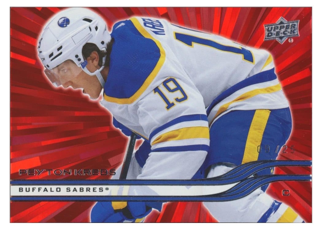 2025-26 Upper Deck Base Set Peyton Krebs #17 card