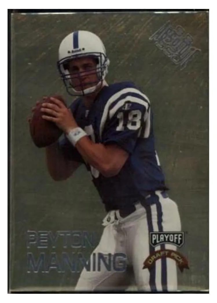 1998 Playoff Absolute Draft Picks Peyton Manning #1 card