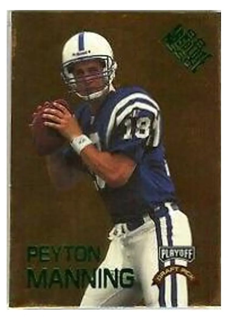 1998 Playoff Absolute Draft Picks Peyton Manning #1 card