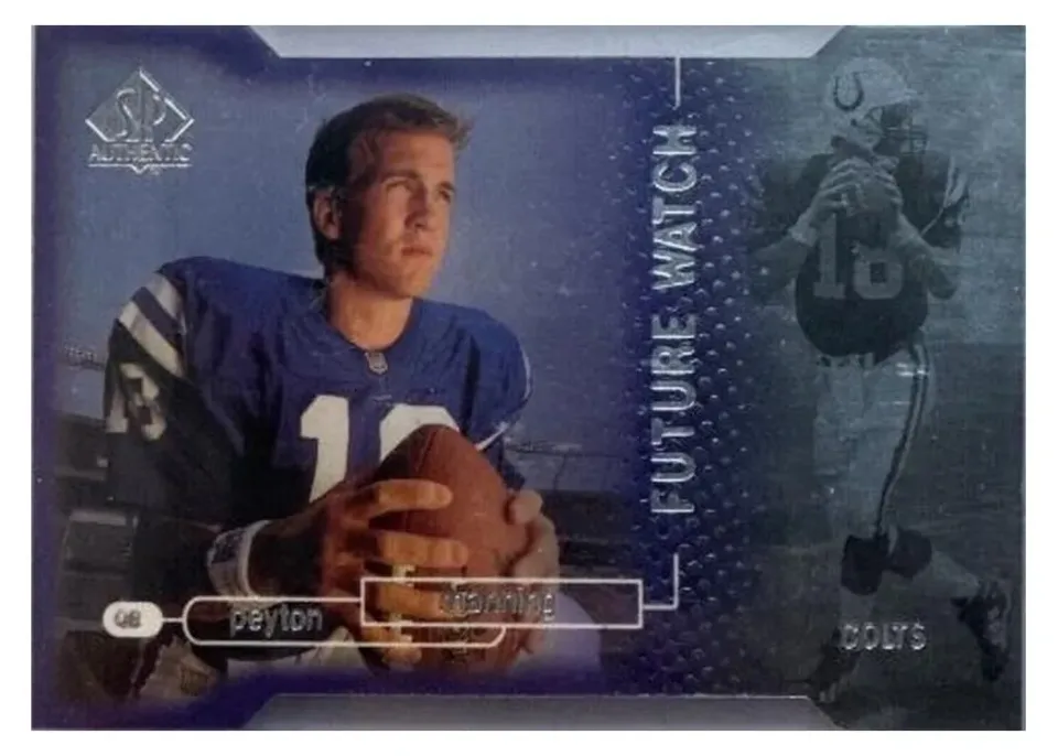 1998 SP Authentic Peyton Manning #14 card