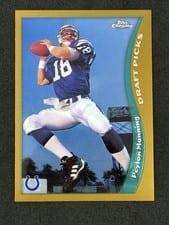1998 Topps Chrome Peyton Manning #165 card