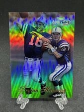1998 Topps Gold Label Peyton Manning Class 1 Black #20 card