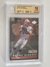1998 Upper Deck Black Diamond Rookies Peyton Manning Double #91 card