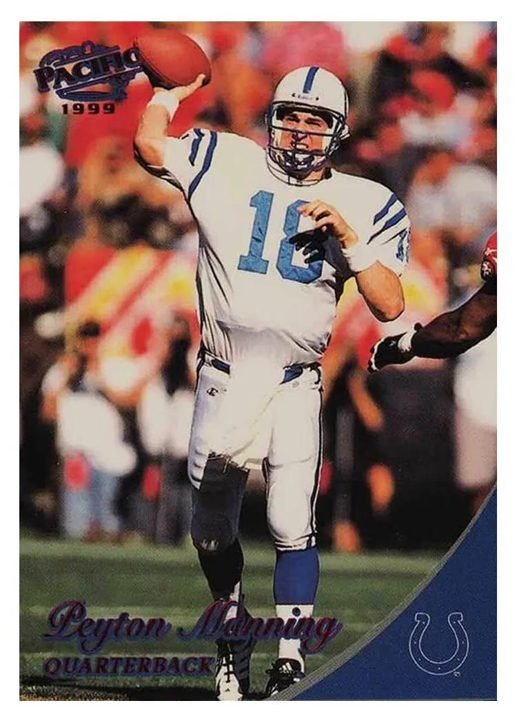 1999 Pacific Peyton Manning #169 card