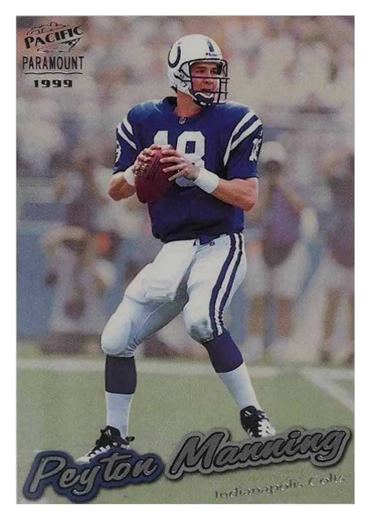 1999 Pacific Paramount Peyton Manning #101 card