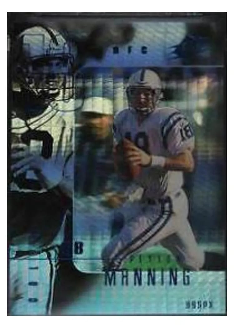 1999 Spx Peyton Manning #37 card