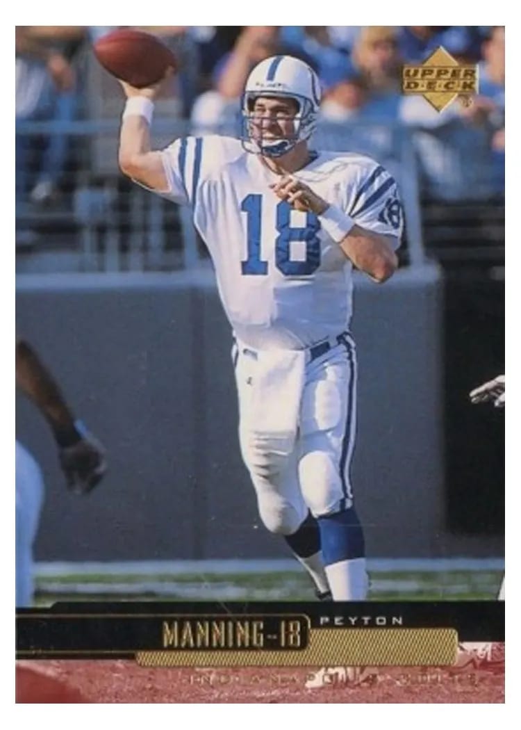 1999 Upper Deck Peyton Manning #88 card