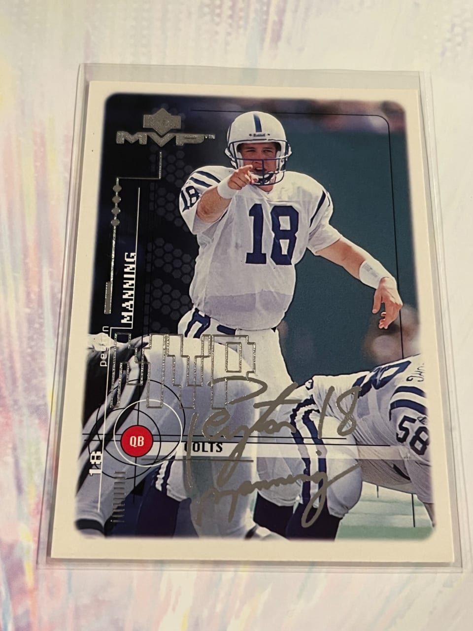 1999 Upper Deck MVP Peyton Manning #79 card