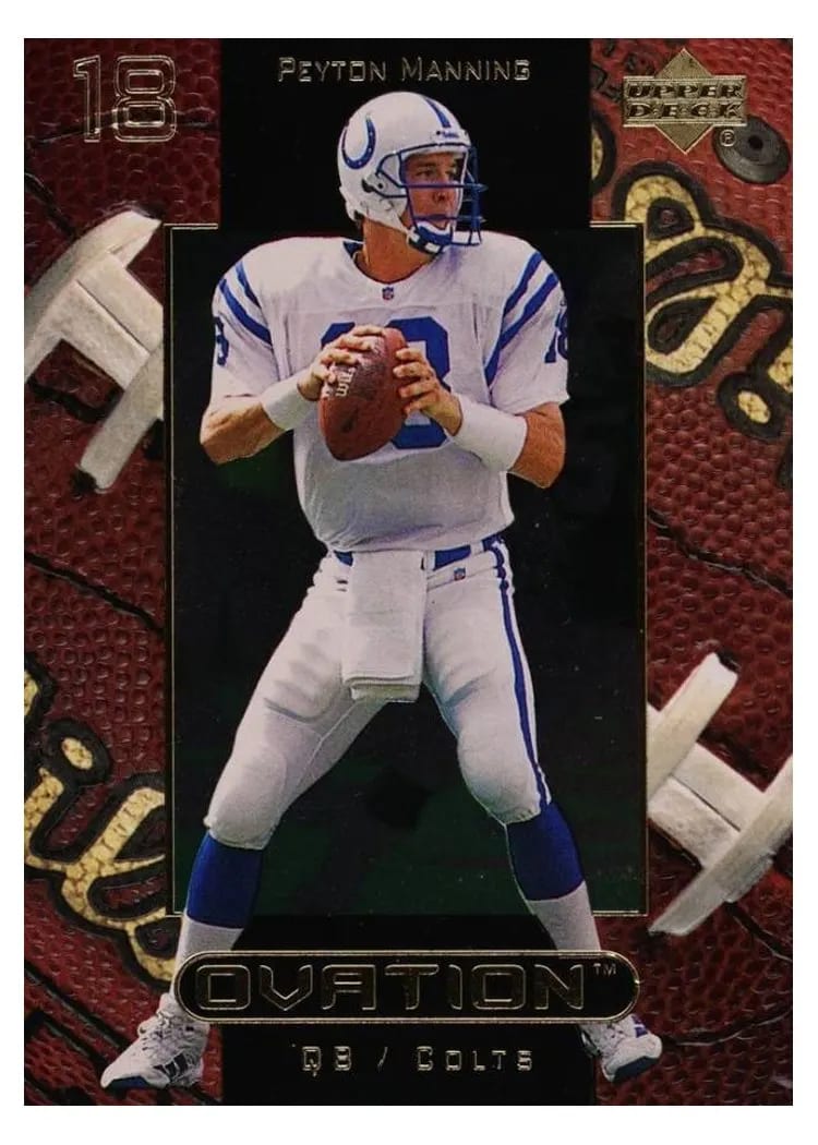 1999 Upper Deck Ovation Peyton Manning #23 card