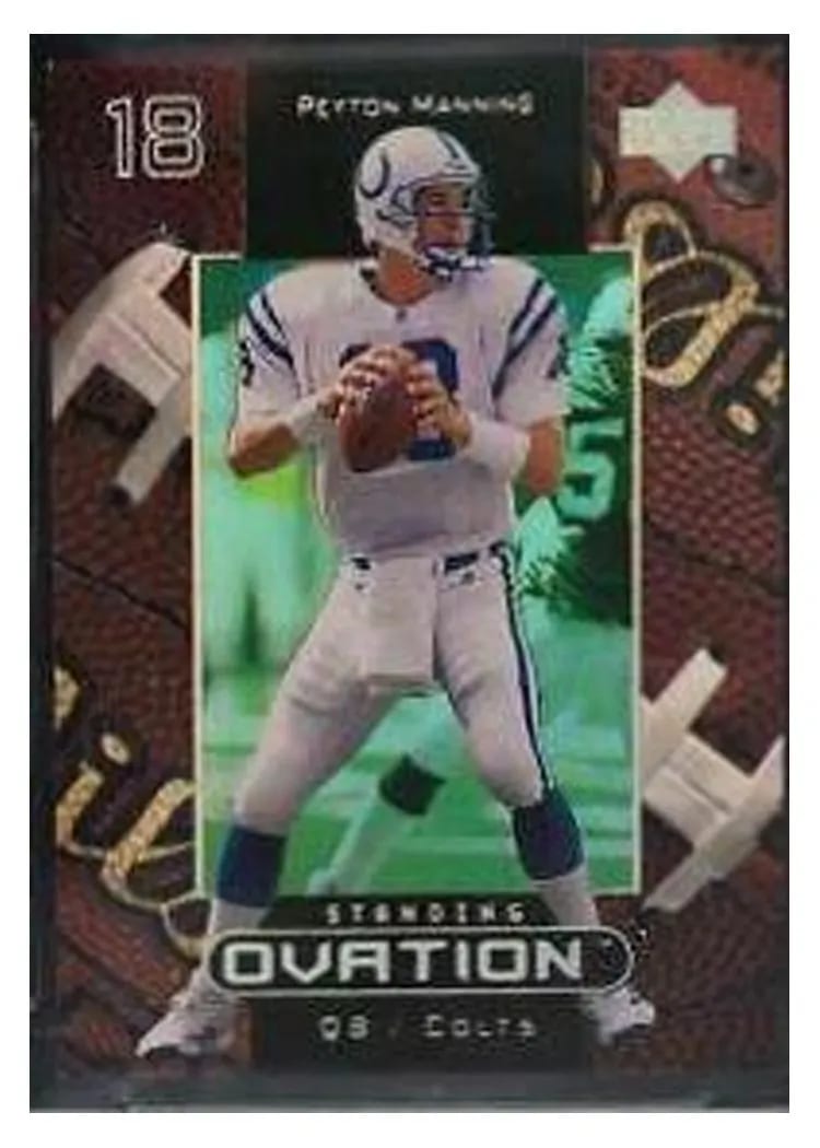 1999 Upper Deck Ovation Peyton Manning #23 card