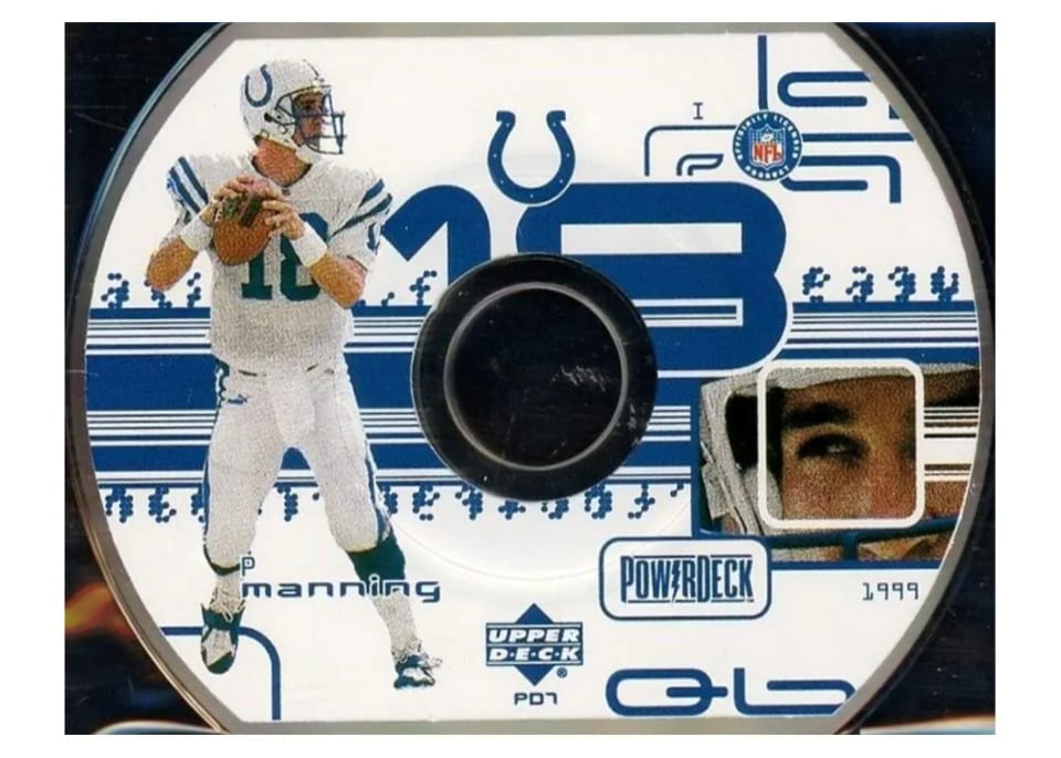 1999 Upper Deck Powerdeck Peyton Manning #PD7 card