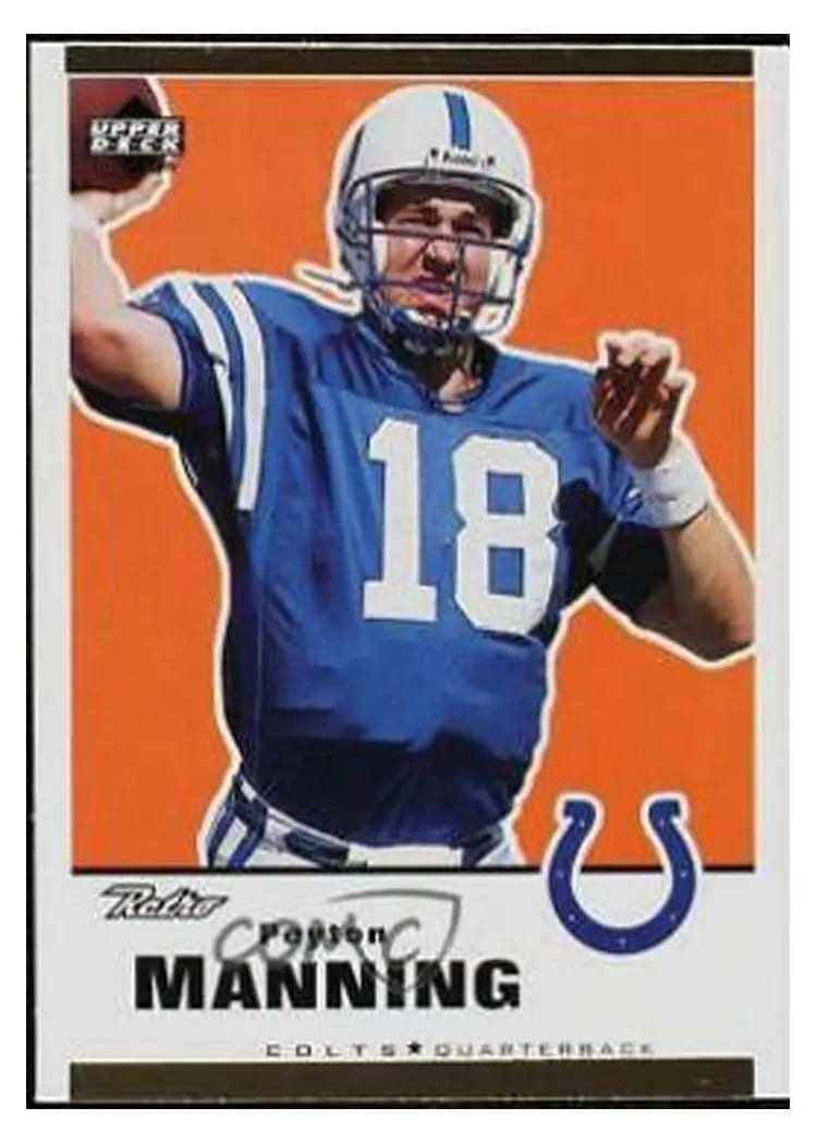 1999 Upper Deck Retro Peyton Manning Gold #63