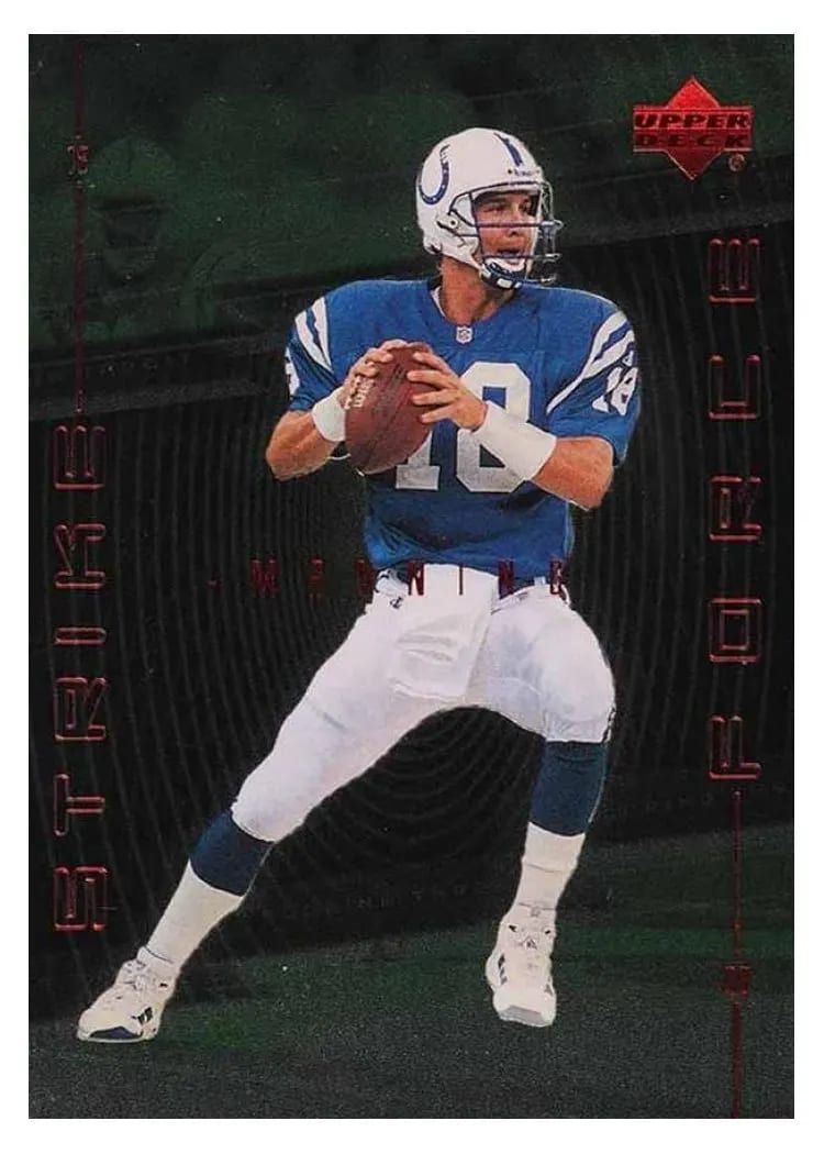 1999 Upper Deck Strike Force Peyton Manning #SF11 card