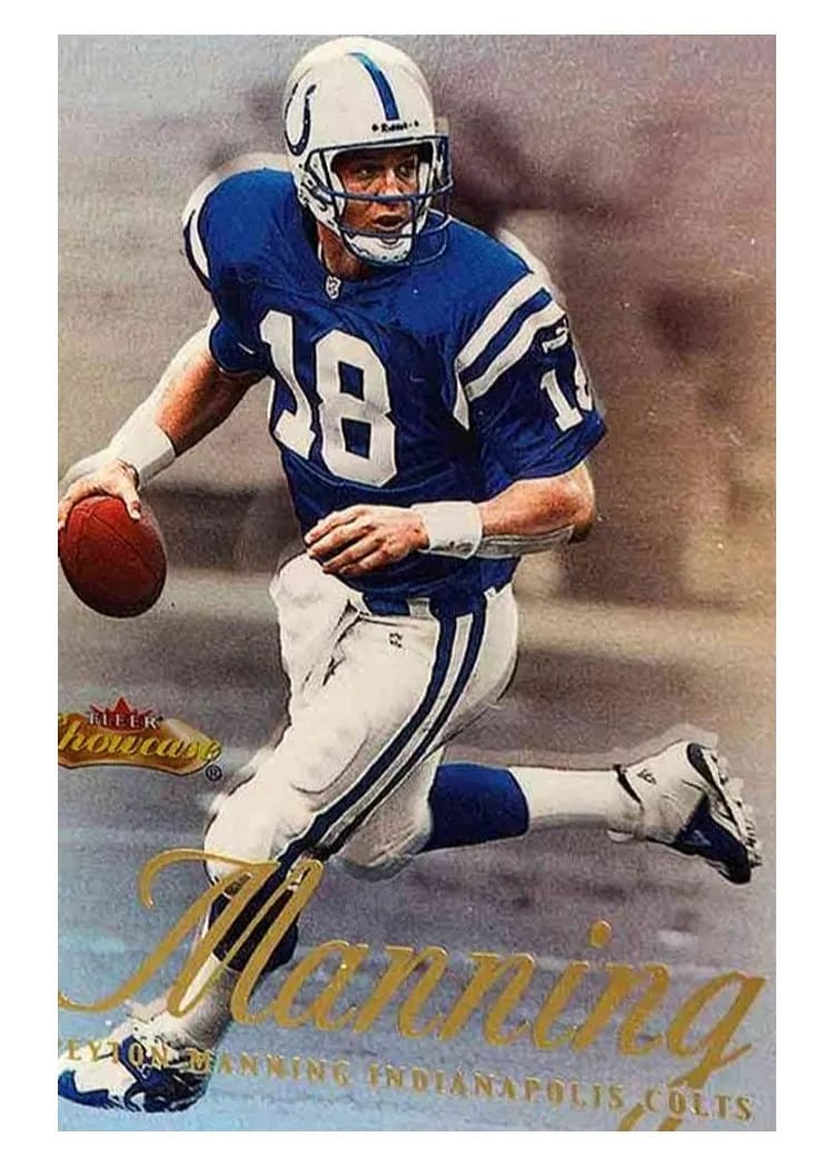 2000 Fleer Showcase Peyton Manning #94 card