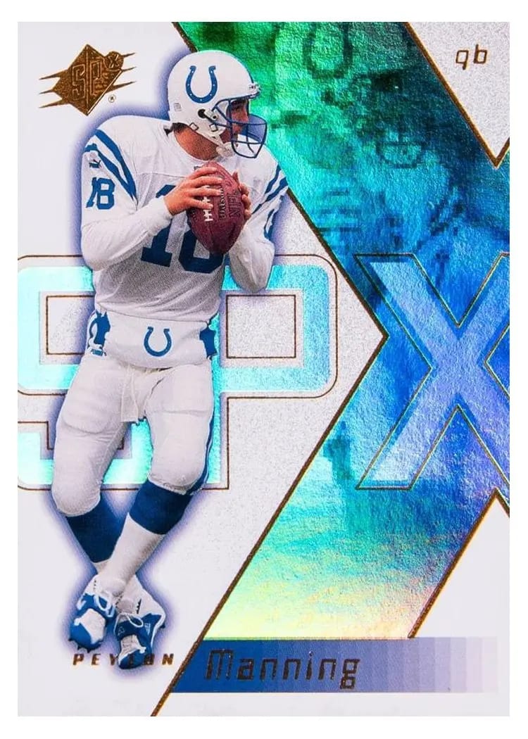2000 Spx Peyton Manning #34 card