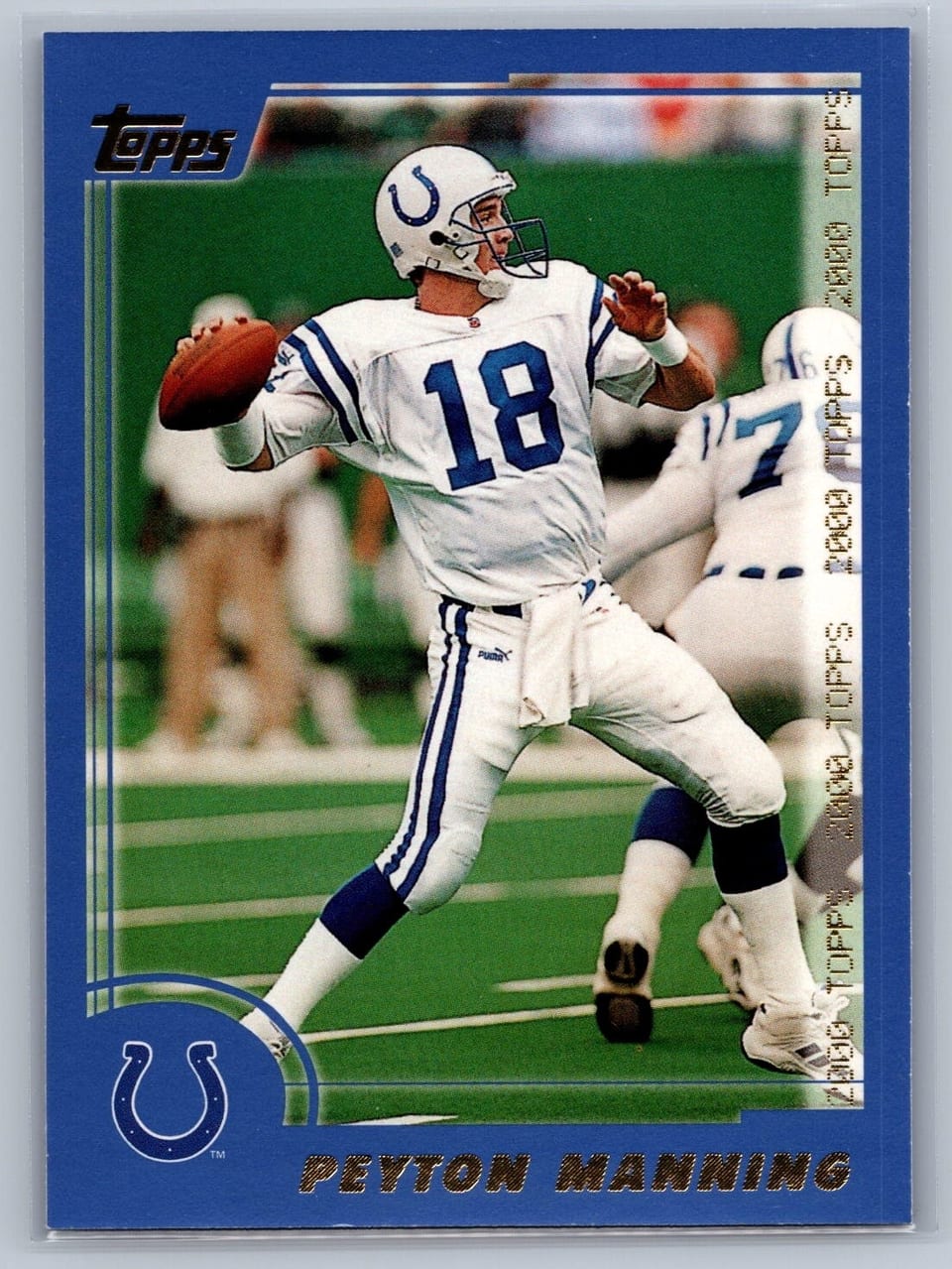 2000 Topps Peyton Manning #100 card