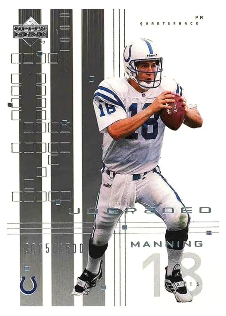 2000 Upper Deck Graded Peyton Manning #33 card