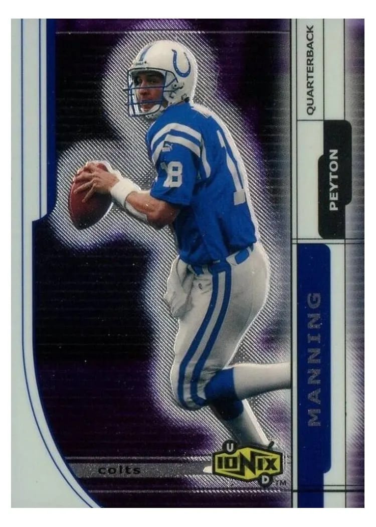 2000 Upper Deck Ionix Peyton Manning #23 card