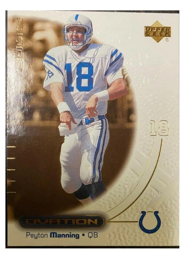 2000 Upper Deck Ovation Peyton Manning #23 card